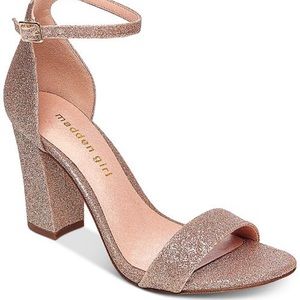 Madden girl sparkle block heels